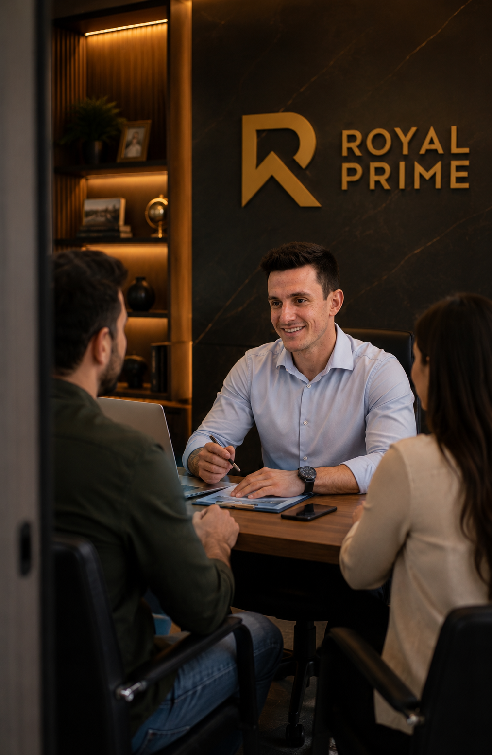 Atendimento personalizado a proprietários em escritório Royal Prime